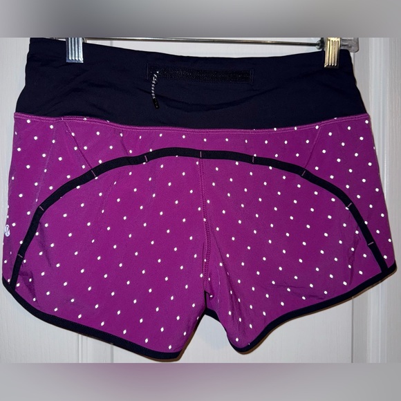 Lululemon like new Run Time Shorts Reflective Night Fall Ultra Violet Silver - Picture 5 of 14